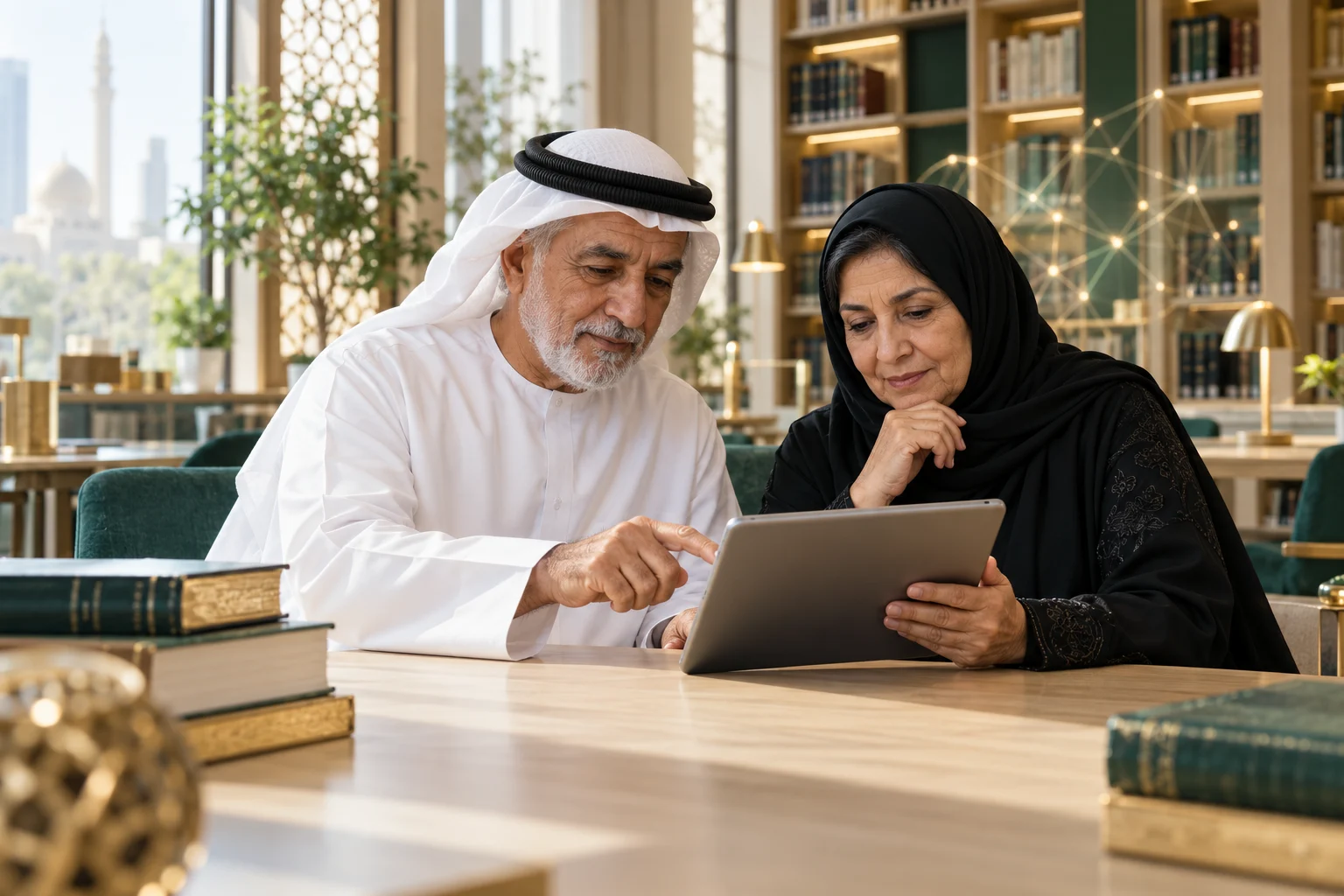 كبار مواطنين إماراتيين يستكشفون التقنية الرقمية باستقلالية
